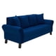 thumbnail image 2 of Sofa Lua 3C Felpa 20 Azul Marino, 2 of 6