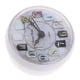 thumbnail image 2 of Reloj De Pared Impermeable Para Ducha Y Ba?o Con Ventosa, Color Blanco, 2 of 3