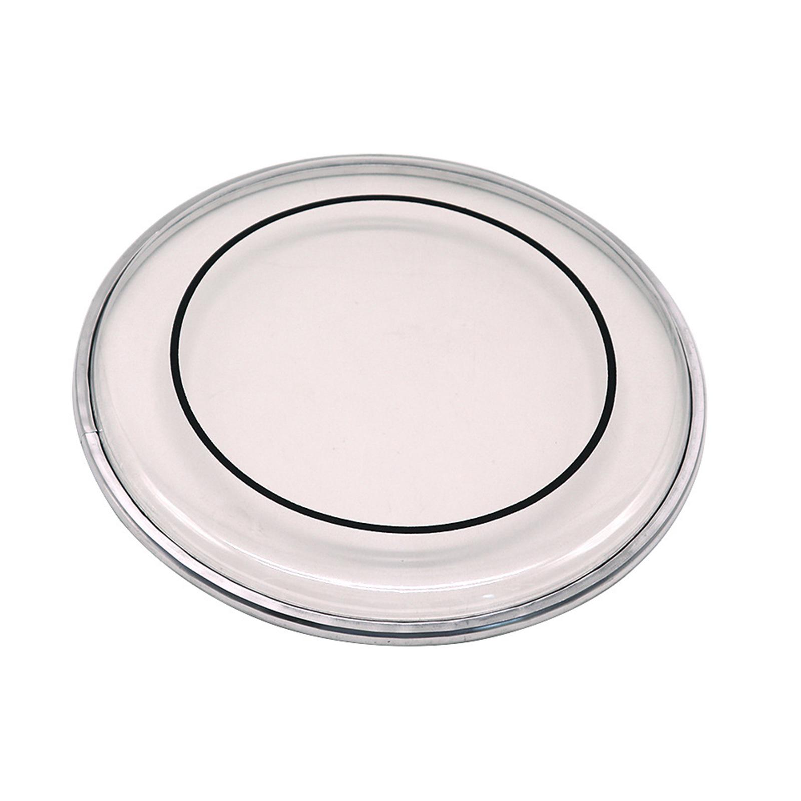 Magideal - Cabezal De Tambor Redondo, Cabezal De Tambor De Caja, Piezas Transparentes, Accesorios, Piezas Prácticas De Instrumentos De Tambor De 14 Pulgadas Para