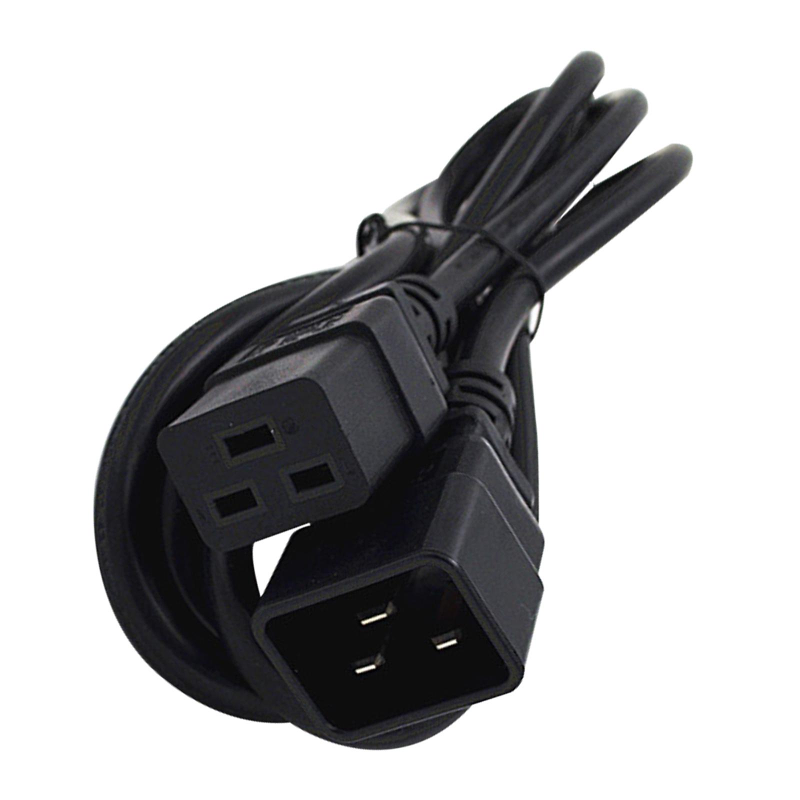 Bothyi - Cable Adaptador De Corriente Iec320-C20 A Iec320-C19 Potencia Nominal De La Computadora 2500W