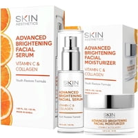 Set De Cuidado De La Piel Skin Aesthetics, Sérum Con Vitamina C Y Humectante