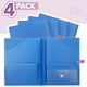 thumbnail image 2 of Carpeta de plástico Mr. Pen tamaño carta – Pack de 4, azul, 2 of 8