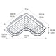 thumbnail image 4 of 1pc Wall Mounted Bathroom Shelf, Shower Caddy Rack, No Punching Triangle Storage Rack For Bathroom Kitchen, Bathroom Accessories, 4 of 5