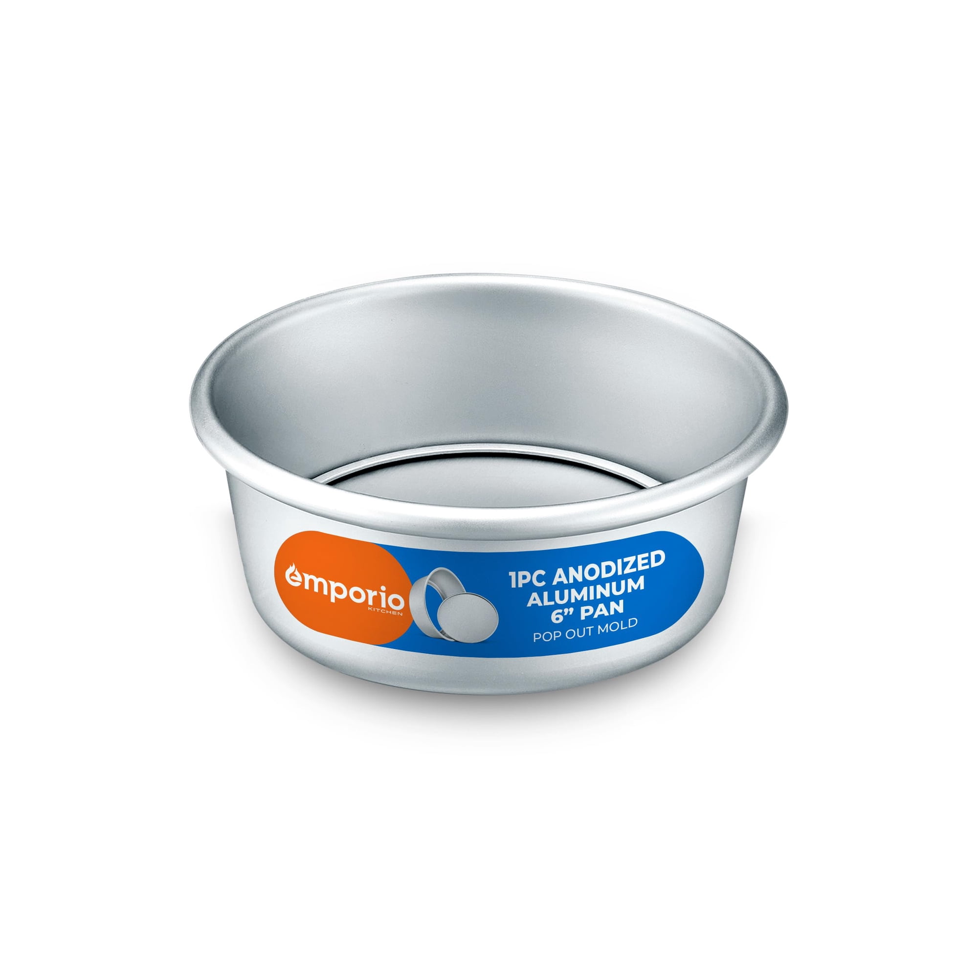 Molde Para Hornear Redondo De Aluminio Anodizado Emporio Kitchen De 15 Cm