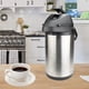 thumbnail image 2 of Dispensador de bebidas frías y calientes Airpot Brentwood de 3.5 L, acero inoxidable, 2 of 9