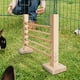 thumbnail image 2 of Kathson conejo saltar barra, juguete de madera natural conjunto de altura ajustable saltar barrera obstáculo conejo ejercicio obstáculo juegos de entrenamiento, 2 of 3
