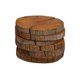 thumbnail image 2 of Set de 6 Posavasos de Madera de Ciprés de las Guaitecas - Witralun, 2 of 3