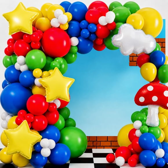 Kit de Guirnalda de Globos SHERYL DECOR Set para Fiesta de Videojuegos