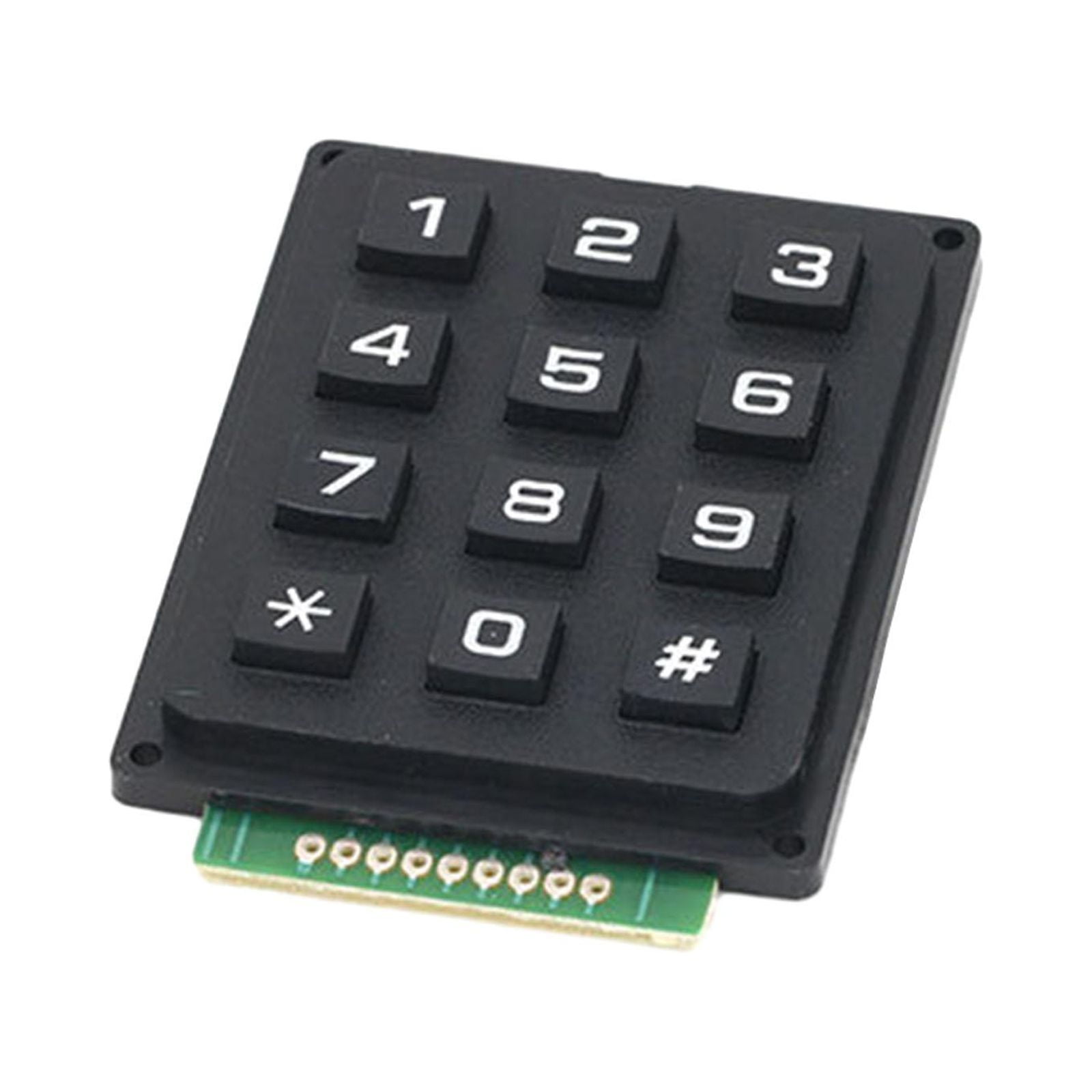 Magideal - Teclado De Matriz Módulos De Teclado Dispositivos De Entrada De Computadora Duraderos Módulo De Teclado Interruptor De Matriz Teclado De Matriz De Est 12 Llaves 4x3