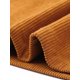 thumbnail image 5 of INSPIRE CHIC Falda de Mujer Regreso a Clases Pana Cintura Alta Botón Decorativo Falda Línea A Mini Camel L, 5 of 6