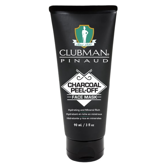 Mascarilla facial Clubman Pinaud de carbón, peel-off e hidratante, 90 ml