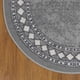 thumbnail image 3 of Alfombra Redonda Gris Antideslizante 150x150 Cm Con Goma, 3 of 3