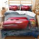 thumbnail image 1 of Cartoon Lightning McQueen Car Duvet Cover Sets Bedding Sets Cars Pattern Kids Theme Bedding Set Quilt Cover Gift Bed Sheets, 1 of 5