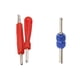 thumbnail image 2 of Herramienta De Reparación De Removedor De Núcleo De Vástago De Válvula De Neumático De Camión De Coche De Doble Cabezal De 3 Piezas - Azul, 2 of 3