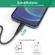 thumbnail image 4 of Cable de carga Bawanfa de nailon trenzado de 6 m para iPhone [Apple MFi], 4 of 8