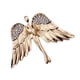 thumbnail image 5 of ángel de la moda broche encantador broche de cristal para hombres mujeres oro, 5 of 5