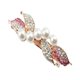 thumbnail image 3 of Elegante perlas de cristal pinzas para el cabello horquilla diadema mujer rosa rojo, 3 of 5