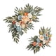 thumbnail image 1 of 2 Piezas De Flores De Seda Que Cuelgan La Corona Del Arco De La Boda Para La Pared De La Granja Boda Azul Blanco, 1 of 5