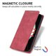 thumbnail image 5 of Funda tipo cartera con bloqueo RFID para Samsung Galaxy S26 Ultra Con tapa abatible, portatarjetas, cierre magnético, TPU y soporte Rojo, 5 of 6
