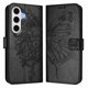 thumbnail image 1 of Funda Cartera Mariposa Para Samsung Galaxy S24 Fe Con Soporte Y Ranuras Para Tarjetas Negro, 1 of 5