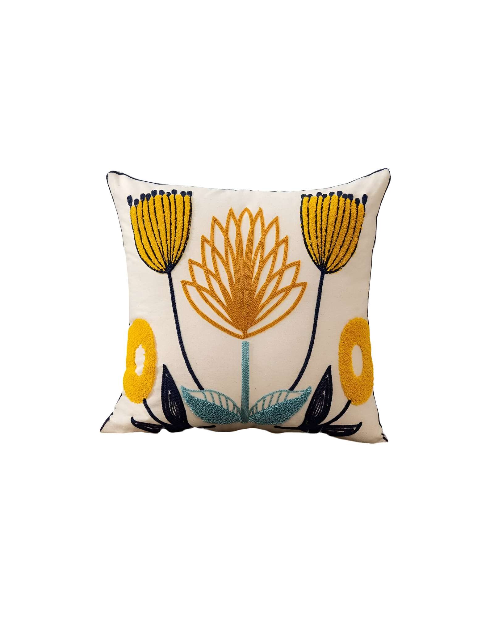 Genérico - Juego De 2 Fundas Bordadas 45X45 F16