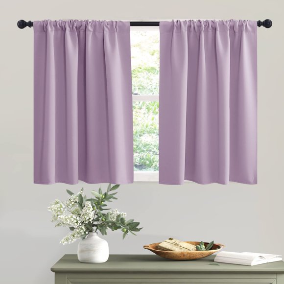 Cortinas para Autocaravana RYB HOME Aislante Térmico Lila 42x30 cm 2 Paneles