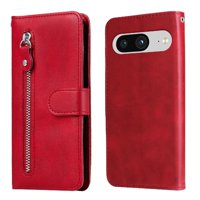 Gangxun - Funda Con Cremallera Para Google Pixel 8 , Carcasa Cartera De Cuero Pu Con Soporte Y Tarjetero