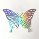 thumbnail image 2 of Set Of 12, 3D Colorful Silvery Butterfly Wall Sticker, Self-adhesive Hollow Paper Three-dimensional Decal For Living Room Bedroom, Wall Decoration, Home Room Decor, 2 of 5
