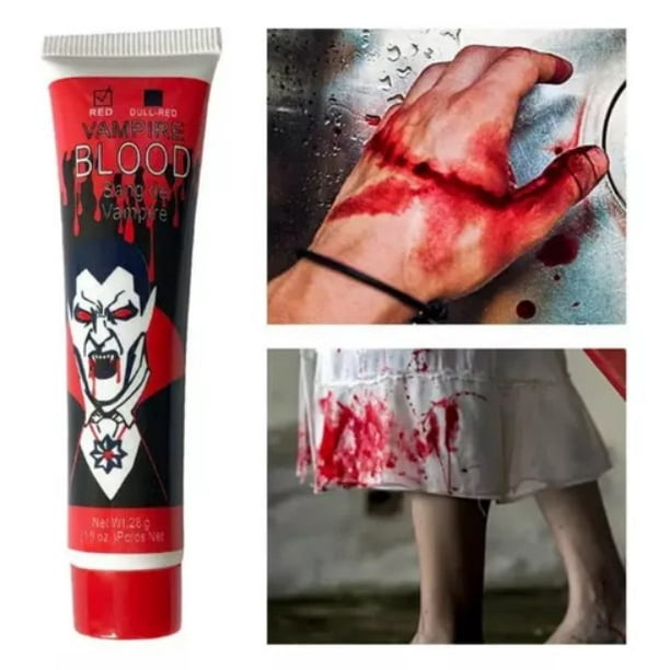 Liquid Brun Sangre Falsa Para Maquillaje Halloween - 60ml, Efecto Realista, Lavable - Para Zombies Y Vampiros Cronicas Vampiricas Libros Español