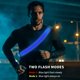 thumbnail image 2 of Cinturón LED OLIKER para correr reflectante con luz de seguridad azul, 2 of 7