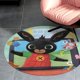 thumbnail image 4 of Conejo Bing Alfombra Redonda de Felpa Coral, Antideslizante, No Desprende Pelusas, Lavable y Duradera para Salón, Dormitorio y Habitación de Niños 60cm, 4 of 6