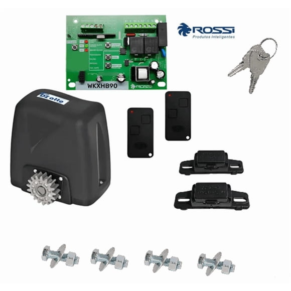 Kit Portón Eléctrico Rossi DZ ATTO Turbo 300 Kg.