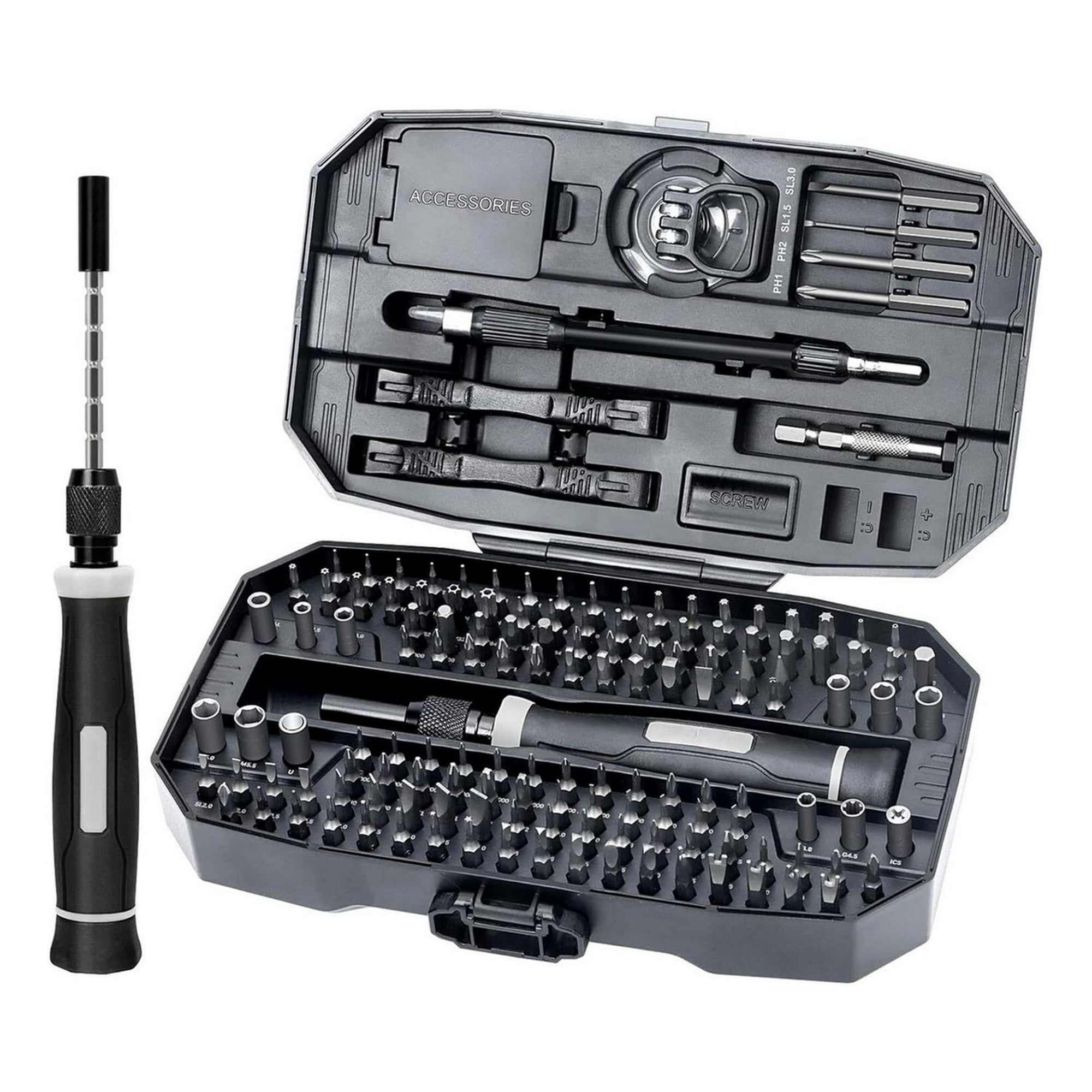 Yep - Juego Destornilladores De Precisión 153 Piezas En 1 Negro