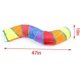 thumbnail image 2 of Omigga Gato Tunnel Inpuerta Outpuerta Gato Tunnel 2-Way Tunnels Extensible Collapsible Gato Play Tent fo Gato,Puppy,Rabbits o Small Mascota-Gruesoened, 2 of 7