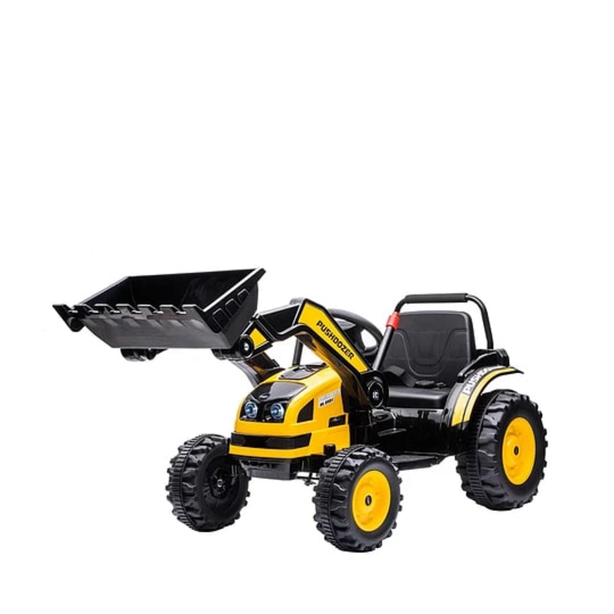 Kidscool - Retroexcavadora Bateria Amarilla