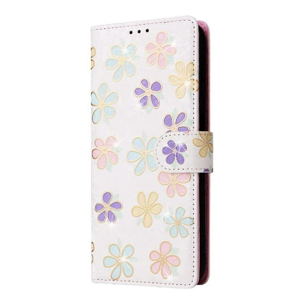 FOXDOCK Funda Tipo Cartera Floral para Xiaomi Redmi Note 14 Pro 4G ,Funda con Tapa de Cuero PU, Protección Antigolpes con Ranuras para Tarjetas y Soporte