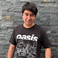 Polera Manga Corta Hombre Negro Be Here Now Oasis