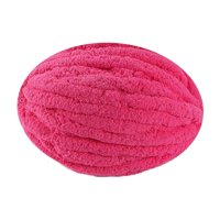 Magideal - Hilo Grueso Y Grueso, Hilo De Lana Grueso, Hilo De Poliéster Suave, Hilo Para Tejer Brazos, Hilo De Peso, Hilo De Punto Para Manta/Suéter/Tejido De , Rosa Rosa