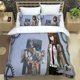 thumbnail image 1 of Cartoon fashion print soft and comfortable bedding set luxury quilt cover Customizable comforter bedding setsBed Sheets, 1 of 5