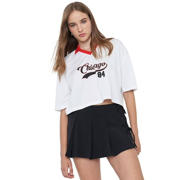Falda Mujer Short Tableada Negro Corona