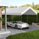 thumbnail image 2 of Toldo para Cochera Outsunny 600x295 cm Impermeable y Protección UV Blanco, 2 of 9