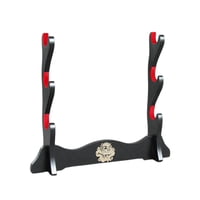 Bothyi - Soporte De Espada Samurái Soporte Horizontal Pantalla Para Flauta Wakizashi Dojo 3 Capas
