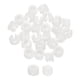 thumbnail image 1 of Uxcell 200Pack 0.42"x0.33" Pasadores de Bisagra, Inserto de Espiga de Plástico con Rosca para Conexiones de Bisagras de Puertas de Armarios, Blanco, 1 of 6