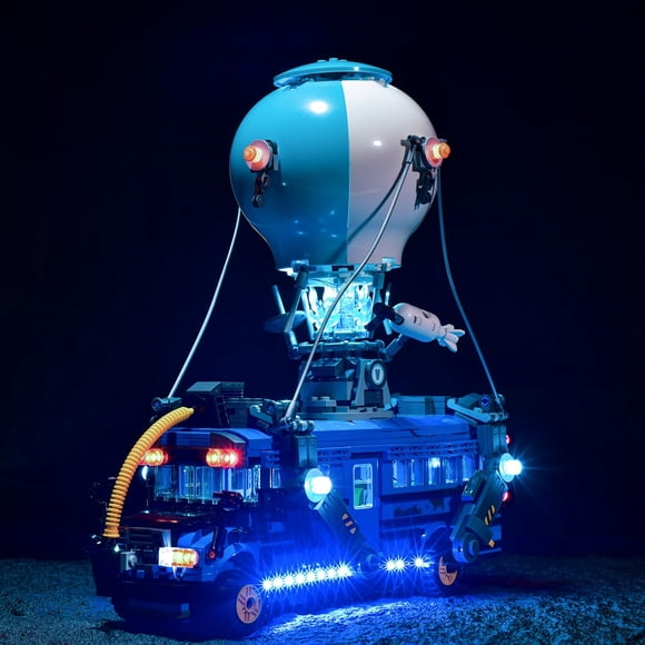 Kit de luces LED para Lego Fortnite Battle Bus 77073 de flashebrick