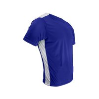 Snix - Polera De Futbol Infantil Arix Azul Rey Franja Blanca