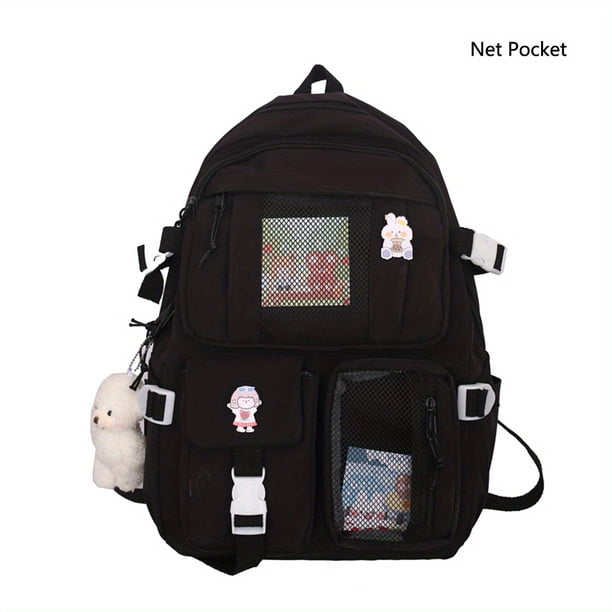 Women's Travel Backpack Women's Multi-Pocket Waterproof College School Bag Transparent Bag Large Capacity Laptop Backpack Reinforcement