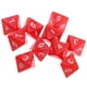 thumbnail image 2 of 10 Piezas 8 Lados Dados D8 Dados Poliédricos Para Juegos De Mesa De Fiesta Rojo, 2 of 4