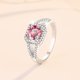 thumbnail image 3 of Anillos de Boda de Moissanita 1 Uds Corte Redondo Color D VVS1 Anillos de Diamante de Plata Esterlina S925 Anillos de Compromiso Aniversario Promesa de Moissanita para Mujer con Certificado, 3 of 9