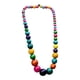 thumbnail image 1 of Collar Bohemio Con Cuentas Multicolores Gargantilla Retro Étnica De Madera Con Cuentas, 1 of 3