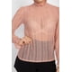 thumbnail image 5 of Top de Encaje con Cuello Simulado y Volantes, 5 of 5